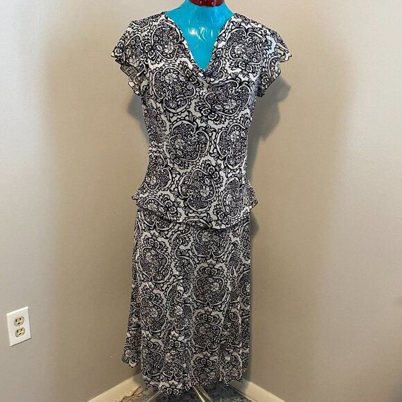 East 5th 2 Piece Boho Floral Skirt and Top Womens Size Med - Picture 1 of 9